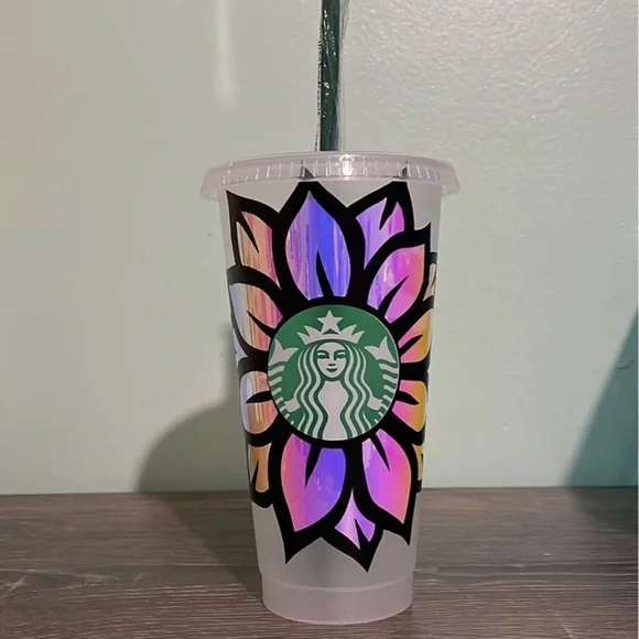 Starbucks | Dining | Sunflower Starbucks 24 Oz Reusable Cup | Poshmark